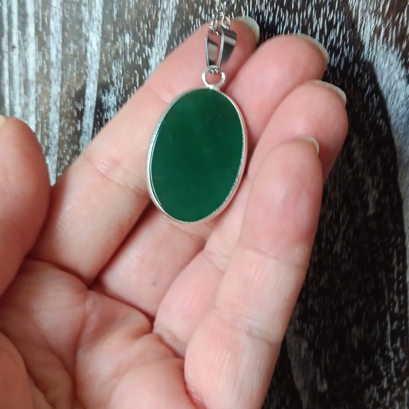 Vesuvianite Pendant .925 - Picture 3 of 3